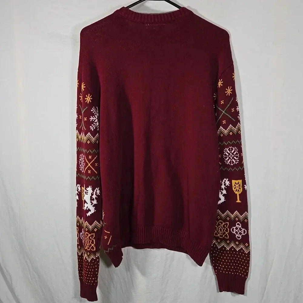 Game of Thrones Ugly Holiday Sweater Size XL Lanister, I Drink and I Know Things - Picture 4 of 4
